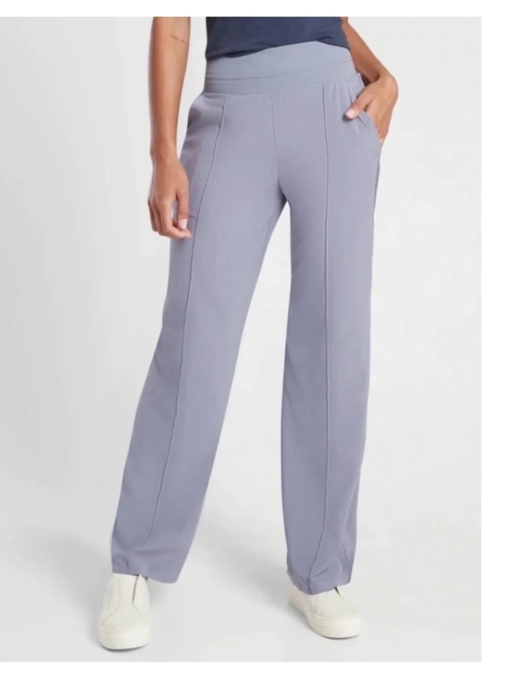 Athleta Nolita Wide Leg Pant In Tempest Violet Size 6P